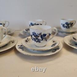 Antique Vintage Koenigszelt Silesia Trio coffee set / Teaset X 6