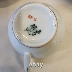 Antique Vintage Koenigszelt Silesia Trio coffee set / Teaset X 6