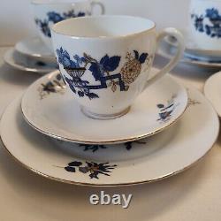 Antique Vintage Koenigszelt Silesia Trio coffee set / Teaset X 6