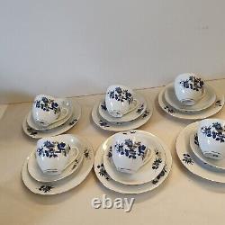 Antique Vintage Koenigszelt Silesia Trio coffee set / Teaset X 6