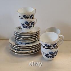 Antique Vintage Koenigszelt Silesia Trio coffee set / Teaset X 6