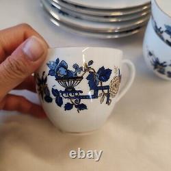 Antique Vintage Koenigszelt Silesia Trio coffee set / Teaset X 6