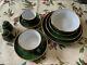 Apilco Green Gold Vintage French Porcelain Rare Set. Pick & Mix. Msg For Prices