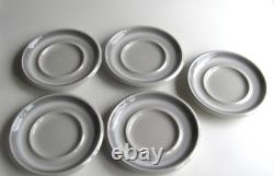 Arabia Finland Vintage, Set of 5 Large Salla Cocoa, Coffee Cups & Saucers