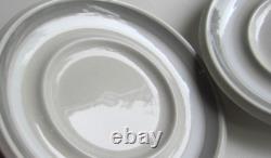 Arabia Finland Vintage, Set of 5 Large Salla Cocoa, Coffee Cups & Saucers