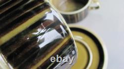 Arabia Kosmos Coffee Tea Cup Saucer set of 5 Vintage 1960's