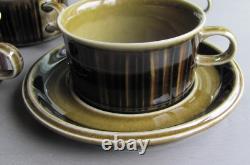 Arabia Kosmos Coffee Tea Cup Saucer set of 5 Vintage 1960's