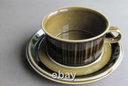 Arabia Kosmos Coffee Tea Cup Saucer set of 5 Vintage 1960's