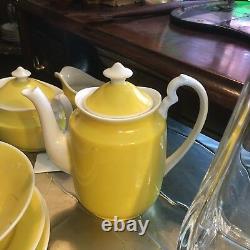 Art Deco Vintage 1940's Czechoslovakia Breakfast Set Coffee Pot Tea Pot B