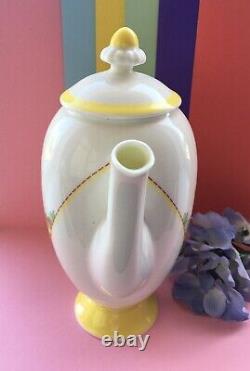 Art Deco / Vintage Royal Doulton Leonora Bone China Coffee Pot & Original Lid