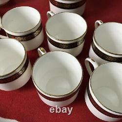 Aynsley Coffee Service Pattern 2675 26 pcs. Black / Gold