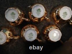 Bareuther Vintage Gold Tea / Coffee Set, Bavaria, 13 Pieces