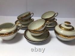 Bavarian Antique PORCELAIN 14pce Coffee Set