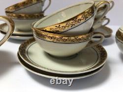 Bavarian Antique PORCELAIN 14pce Coffee Set