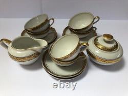 Bavarian Antique PORCELAIN 14pce Coffee Set