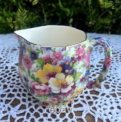 Beautiful Vintage 1930's James Kent Fenton Du Barry Chintz Ware Coffee Set