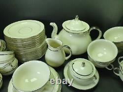 Beautiful Vintage Bohemia Royal Ivory Czechoslovakia Tea/Coffee Set Cups Tea Pot