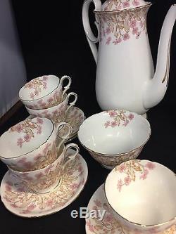 Beautiful Vintage Bone China Rare Shelley Tea/ Coffee 15 Piece Set #gt