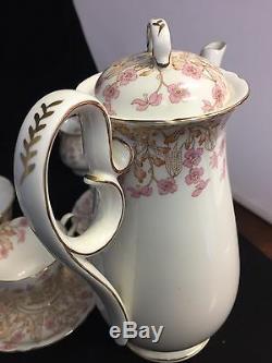 Beautiful Vintage Bone China Rare Shelley Tea/ Coffee 15 Piece Set #gt