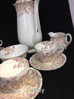 Beautiful Vintage Bone China Rare Shelley Tea/ Coffee 15 Piece Set #gt