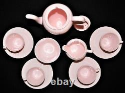 Beautiful Vintage Wedgwood Alpine Pink Demitasse Coffee Set