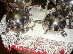 Birmingham Silver Co. Vintage 5 Pc. Coffee/tea Set, Very Nice