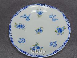 Brown Westhead Moore Yale University Blue Floral Demitasse Cup & Saucer