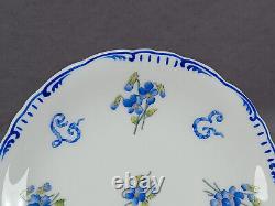Brown Westhead Moore Yale University Blue Floral Demitasse Cup & Saucer