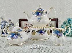 Bueatiful Set Royal Albert Moonlight Rose Vintage Tea Set, Coffee set Bone China