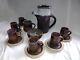 Canterbury Pottery Coffee Set 1970s Vintage Handmade Excellent Condition