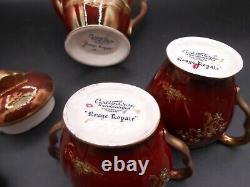 Carlton Ware Rouge Royale Vintage Hand painted Coffee Set