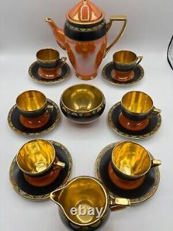 Complete Rare Vintage Wiltshaw & Robinson Carlton Coffee Set