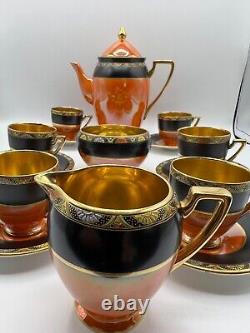 Complete Rare Vintage Wiltshaw & Robinson Carlton Coffee Set