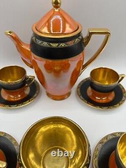 Complete Rare Vintage Wiltshaw & Robinson Carlton Coffee Set