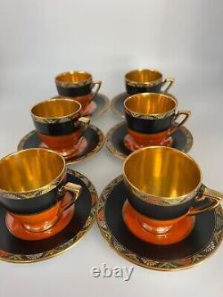 Complete Rare Vintage Wiltshaw & Robinson Carlton Coffee Set