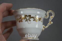 Copeland & Garrett G-28 Gold Floral Scrollwork Ivory Coffee Cup 1833-1847 A