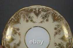 Copeland & Garrett G-28 Gold Floral Scrollwork Ivory Coffee Cup 1833-1847 A