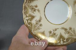 Copeland & Garrett G-28 Gold Floral Scrollwork Ivory Coffee Cup 1833-1847 A