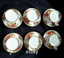 Country Roses Beautiful Vintage 15 Piece Coffee Set Stunning