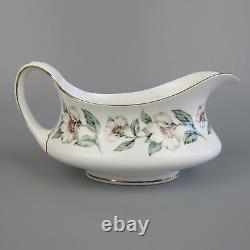 Crown Staffordshire Dinner Service Set Christmas Roses. Plates. Bone china. VTG