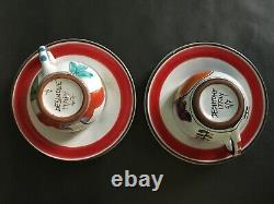 De Simone Coffee Service Sicilian Ceramic Hand Made Vintage Coffee Set