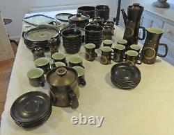 Denby Arabesque Coffee Set, Tea set and Dinner service 70 items