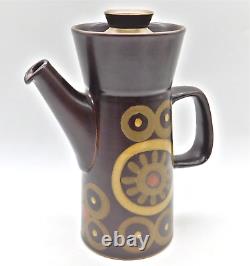Dendy Arabesque Coffee Set Pot Cream Jug Sugar Bowl Cups Vintage