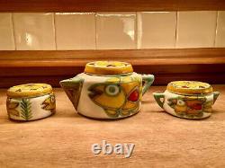 Desimone (De Simone) Hand Painted Vintage Coffee/Tea Set Made in Italy, Signed