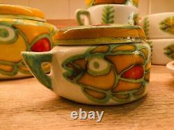 Desimone (De Simone) Hand Painted Vintage Coffee/Tea Set Made in Italy, Signed