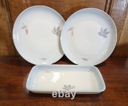 EXCELLENT Bing & Grondahl FALLING LEAVES TEA/COFFEE SET for 8 with POT