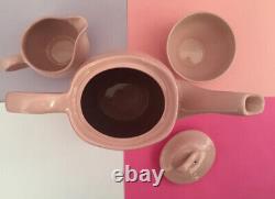 Early Vintage, Retro Johnson Brothers Rose Cloud Pink Coffee Set For Six