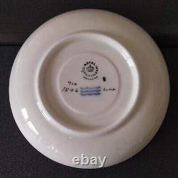 Eight Vintage Royal Copenhagen Frijsenborg Coffee Cups & Saucers (1546/910)