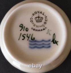 Eight Vintage Royal Copenhagen Frijsenborg Coffee Cups & Saucers (1546/910)