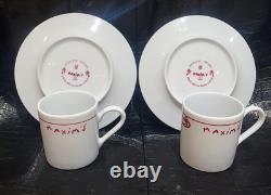 Elegant Maxim's Espresso Cup and Saucer Set Vintage Charm for Coffee Lovers 3oz